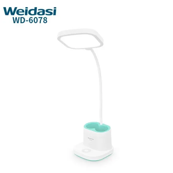 WEIDASI WD-6078 LED টাচ কন্ট্রোল ডেস্ক ল্যাম্প – ৩ লেভেল ব্রাইটনেস সহ