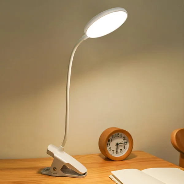 Rechargeable Clip-On Study Lamp – 3 Touch Brightness Levels - Image 2