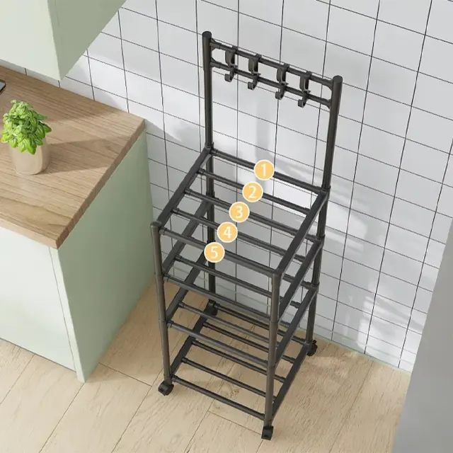 Adjustable Multipurpose Hook Storage Rack - Image 2