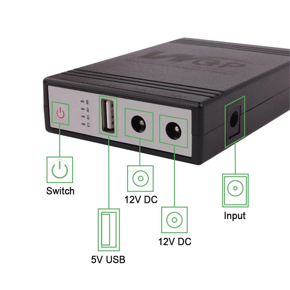 WGP 103 Mini Router UPS – 10400mah (Original) - Image 2